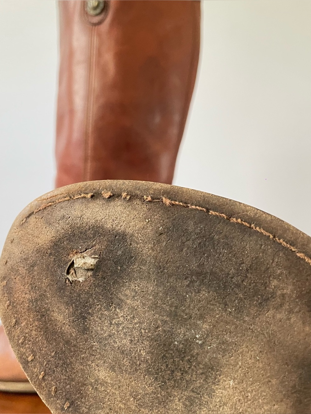 Frye Melissa Button Brown Leather Tall Riding Boots | US 8.5 - Picture 7 of 9